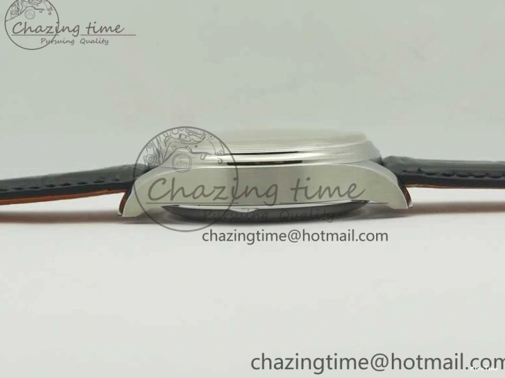 MIROTIME 0320 Portuguese Chrono SS ZF 1:1 Best Edition Gray Dial SS On Black Leather Strap A ZipUp 7215